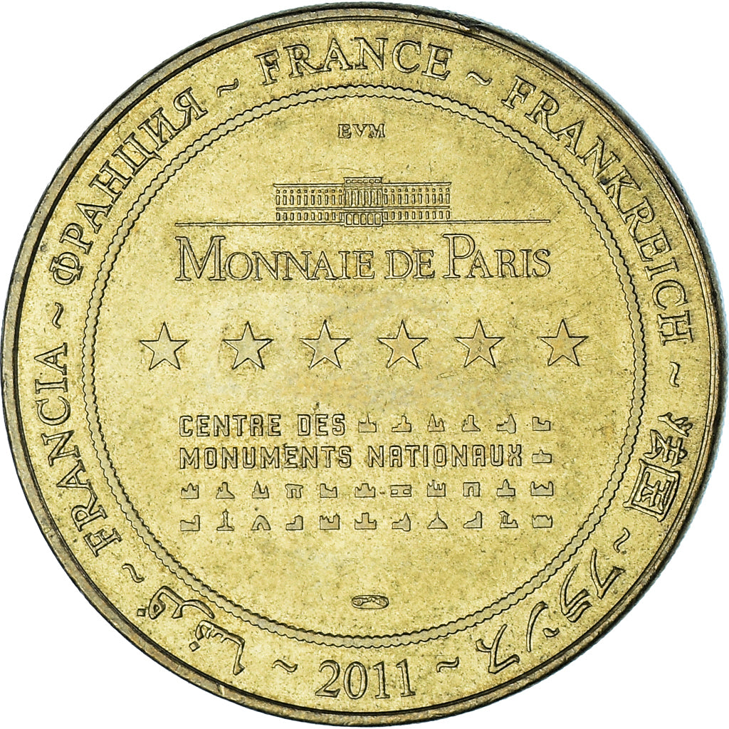 Francia, zeton, Jetón turístico, Le Mont-Saint-Michel - L'Archange n°5, Arts