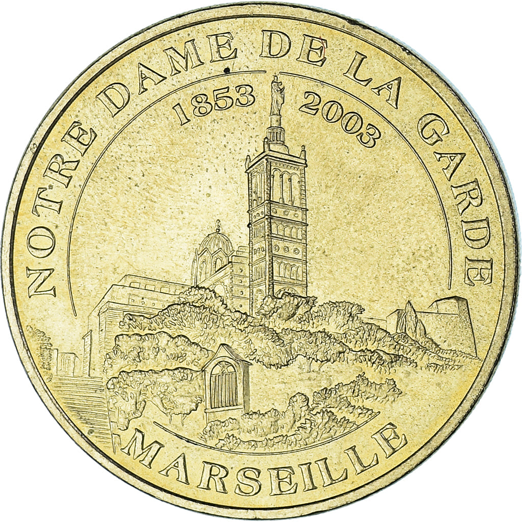 France, Token, Touristic token, Marseille - Notre Dame de la Garde n°2, Arts &