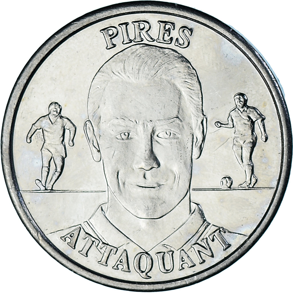 Frankrijk, Token, Football, Robert Pires, Attaquant, Sport, 1999, PR, Nickel