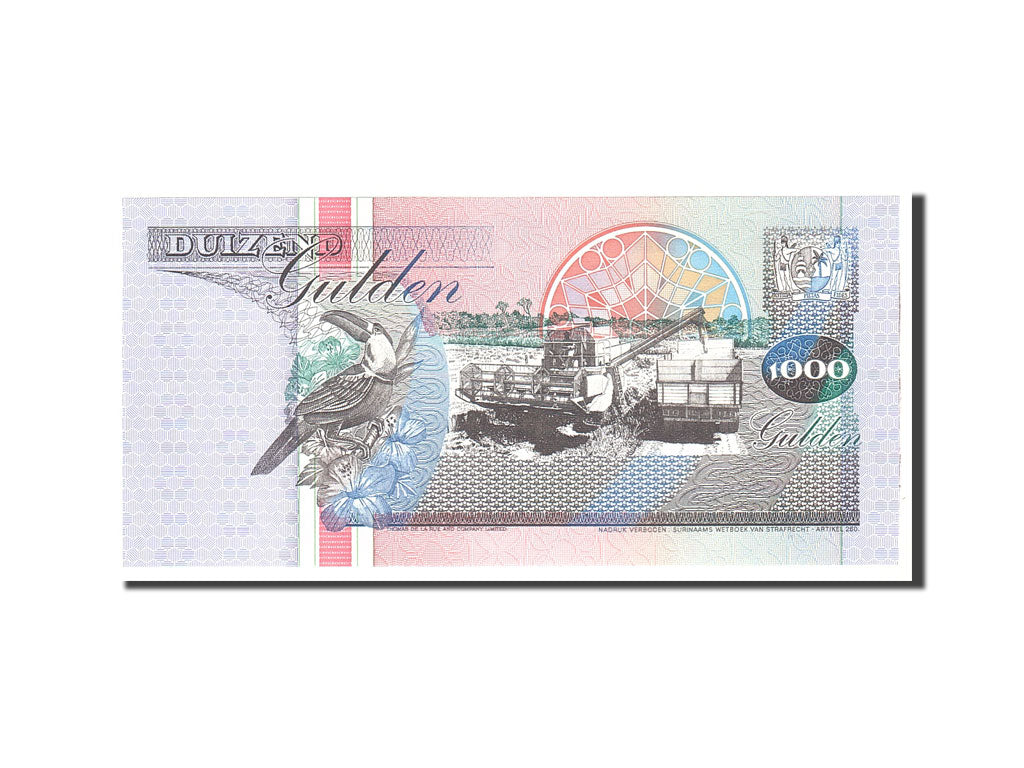 Suriname, 1000 Gulden, 1995, KM:141b, 1995-03-01, UNC(65-70)