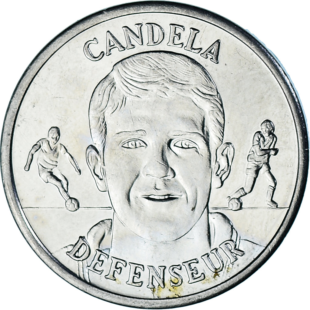 Frankreich, betaalpenning, Football, Vincent Candela, Défenseur, Sport, 1999