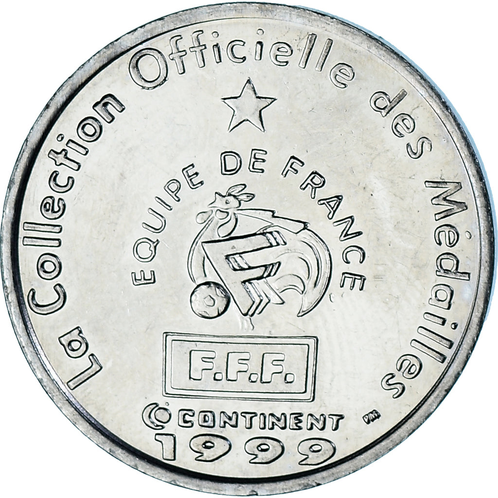 Frankreich, betaalpenning, Football, Vincent Candela, Défenseur, Sport, 1999