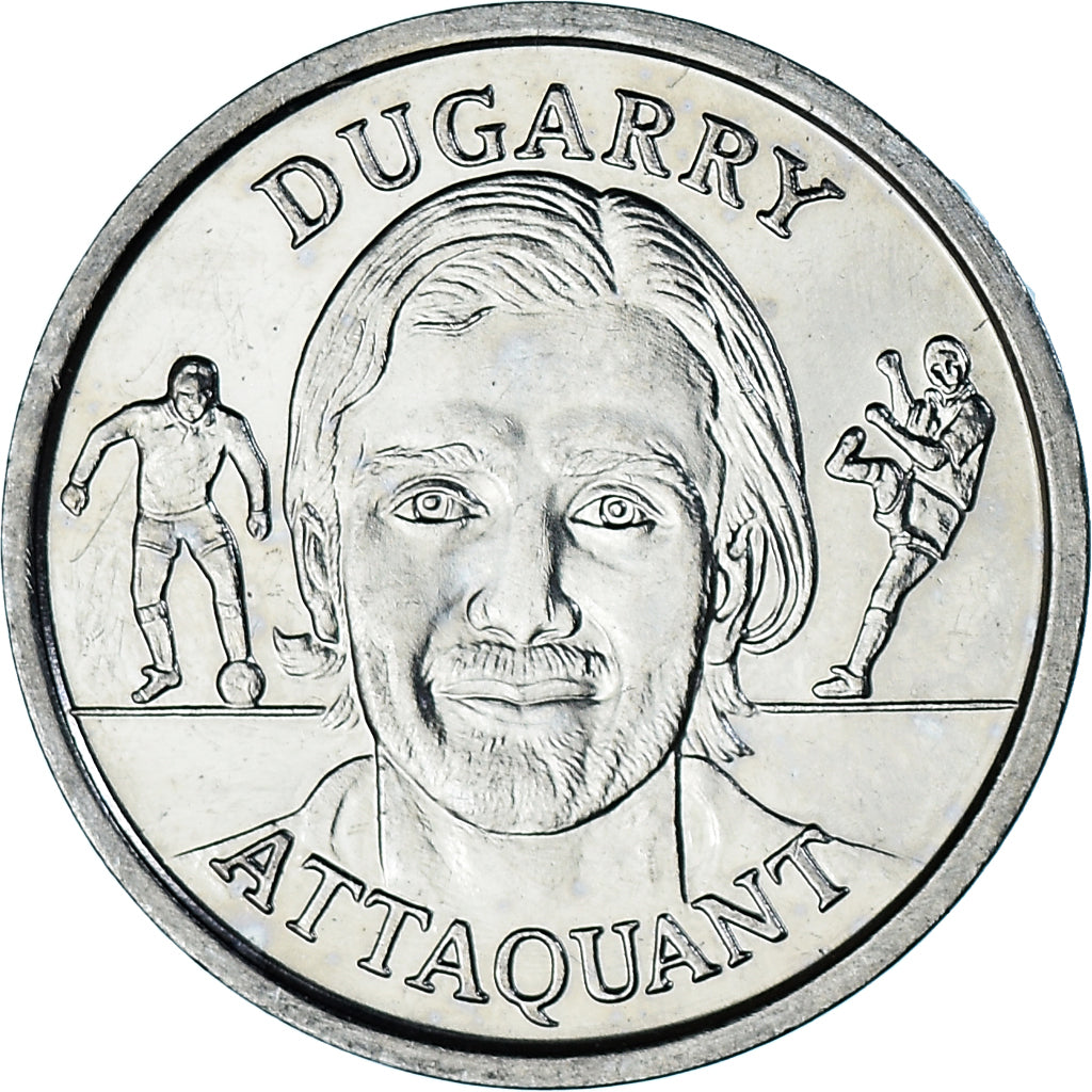 France, Token, Football, Christophe Dugarry, Sport, 1999, AU(55-58), Nickel
