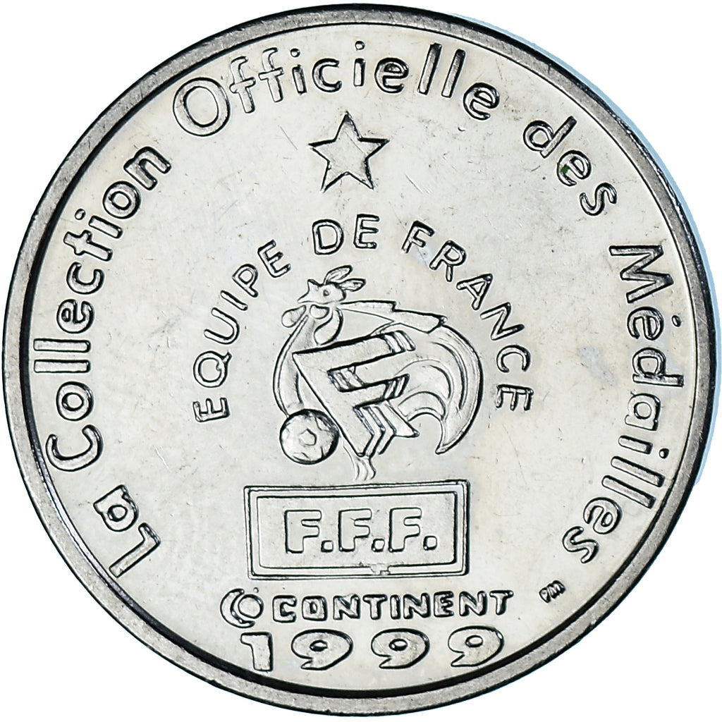 France, Token, Football, Christophe Dugarry, Sport, 1999, AU(55-58), Nickel