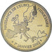 Frankrijk, Medaille, Naissance de l'Euro Fiduciaire, Politics, 2002, FDC