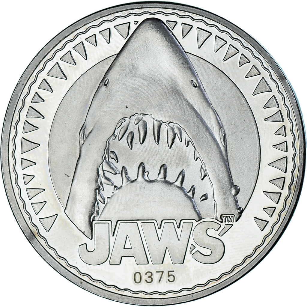 France, Medal, Jaw's, Les Dents de la Mer, Cinéma, MS(63), Copper-nickel
