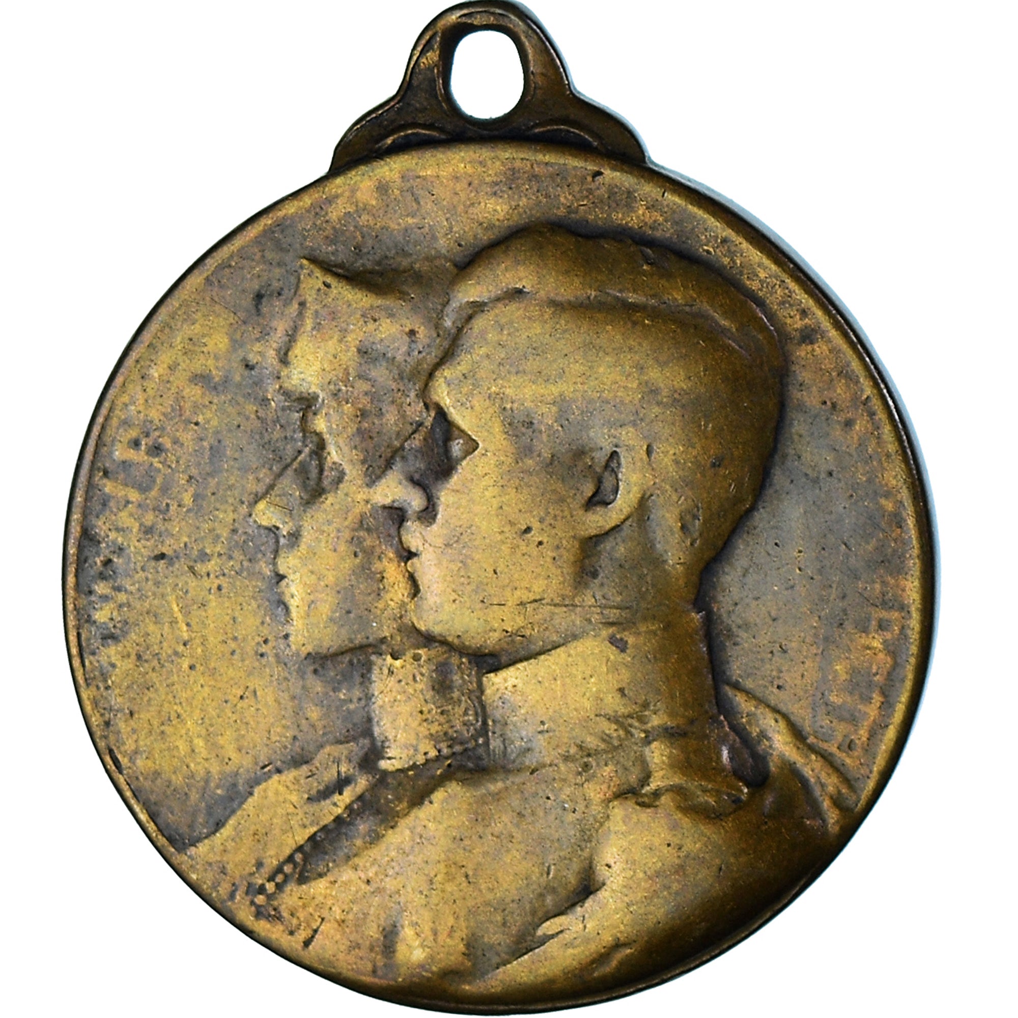 Belgien, Medaille, Albert et Elisabeth, La bonté règne dans les coeurs