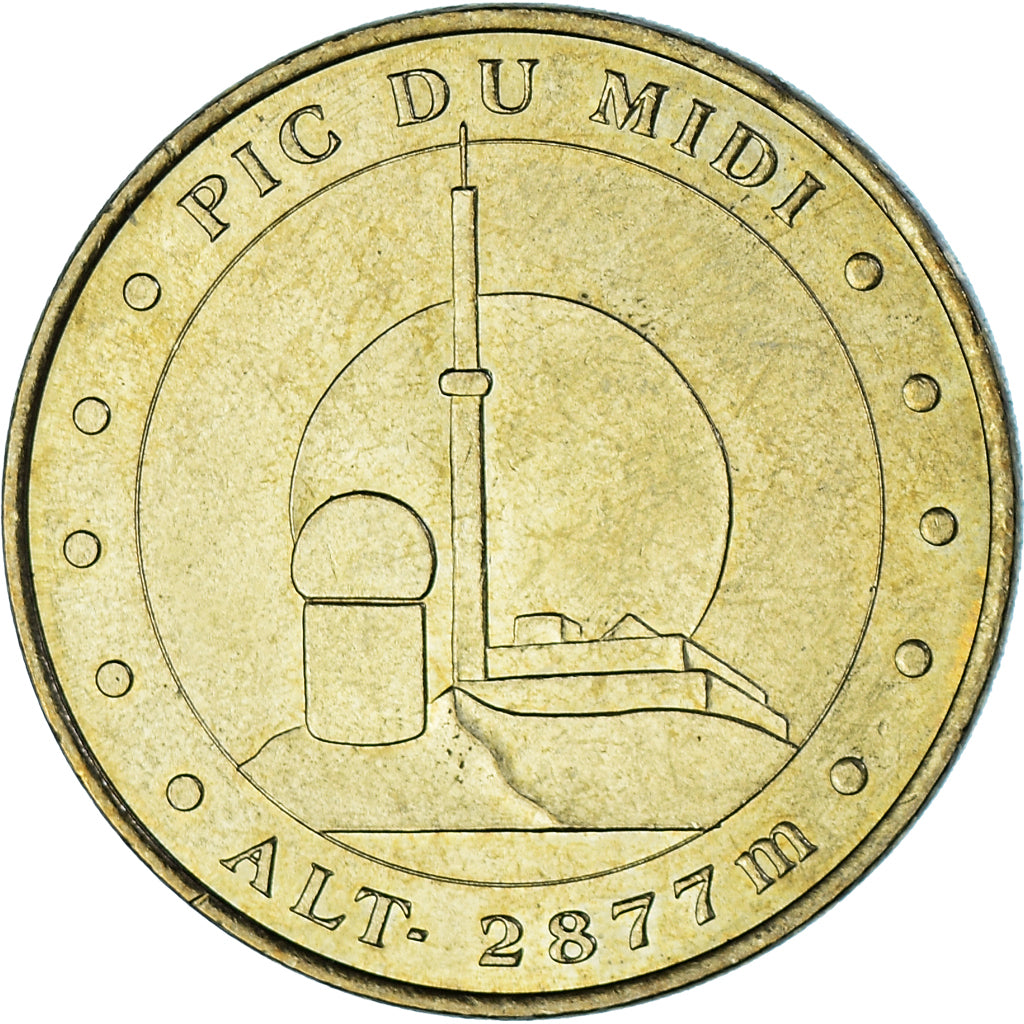 France, Token, Touristic token, Le Pic du Midi, 2001, MDP, AU(55-58)