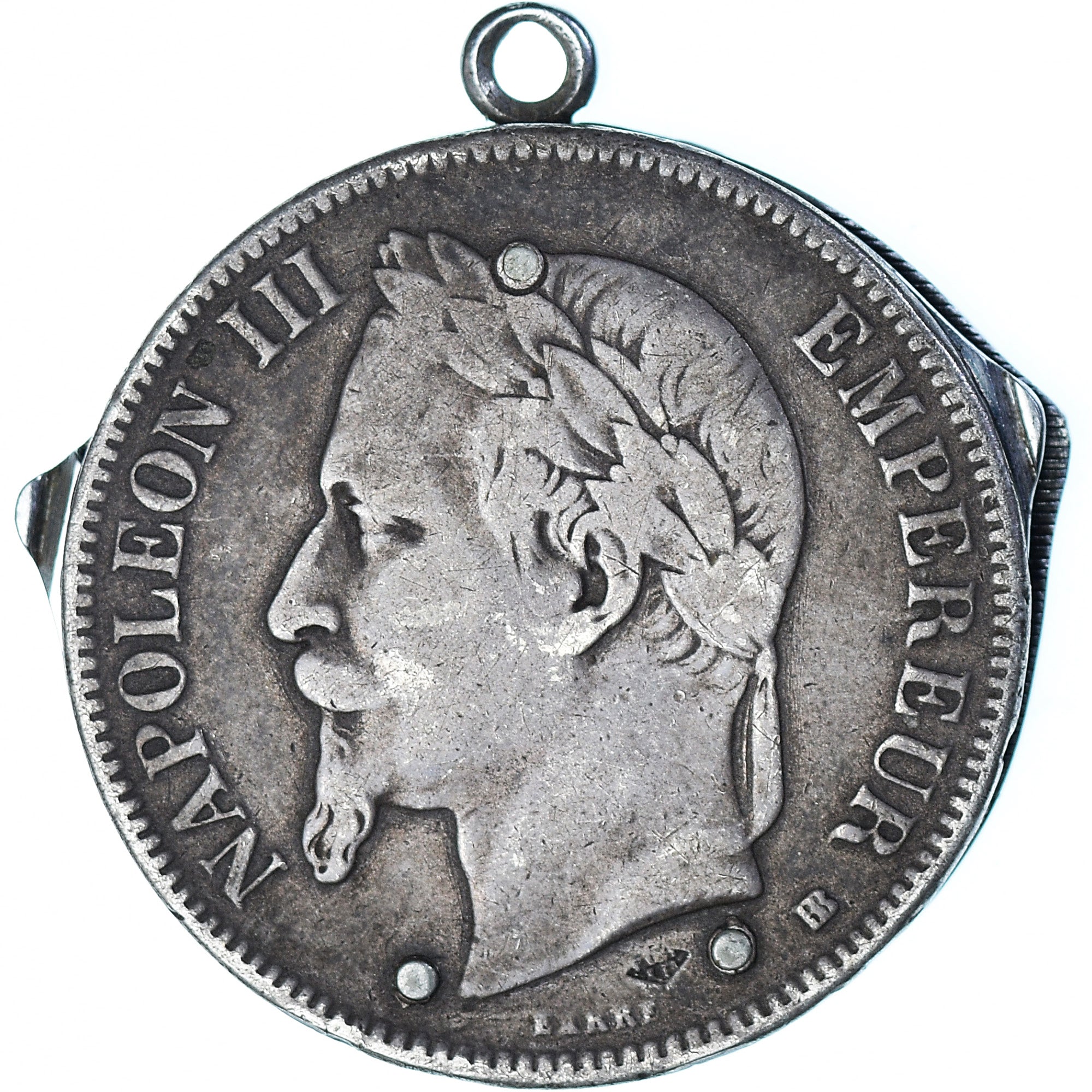 France, Médaille, Kit Manucure, Onglier, 5 Francs Napoléon III, 1869, Eloi