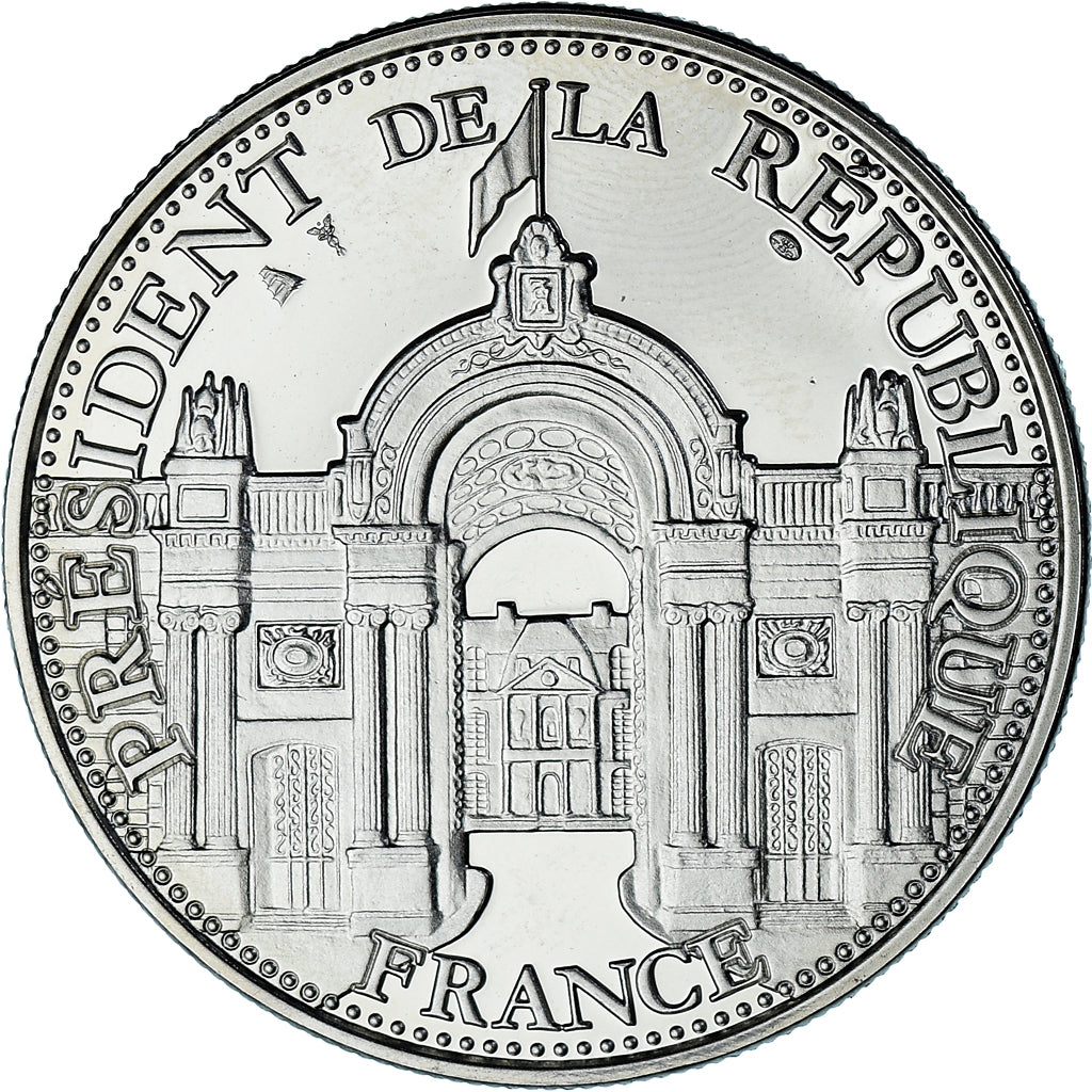 Francia, medalla, Valéry Giscard d'Estaing, Président, Politics, FDC, Cobre -