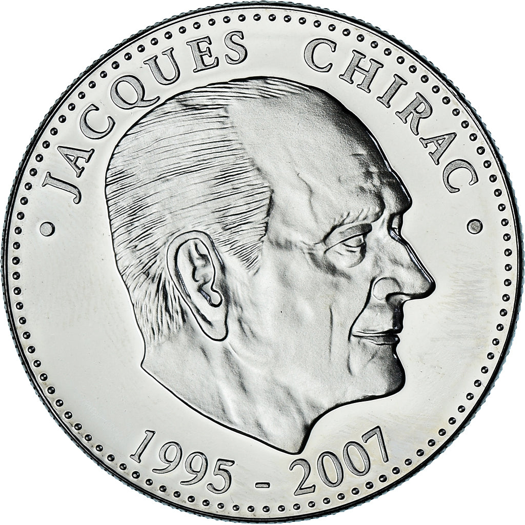 Francia, medalla, Jacques Chirac, Président, Politics, FDC, Cobre - níquel
