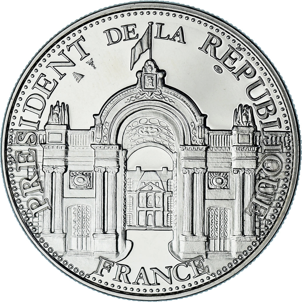Francia, medalla, Jacques Chirac, Président, Politics, FDC, Cobre - níquel