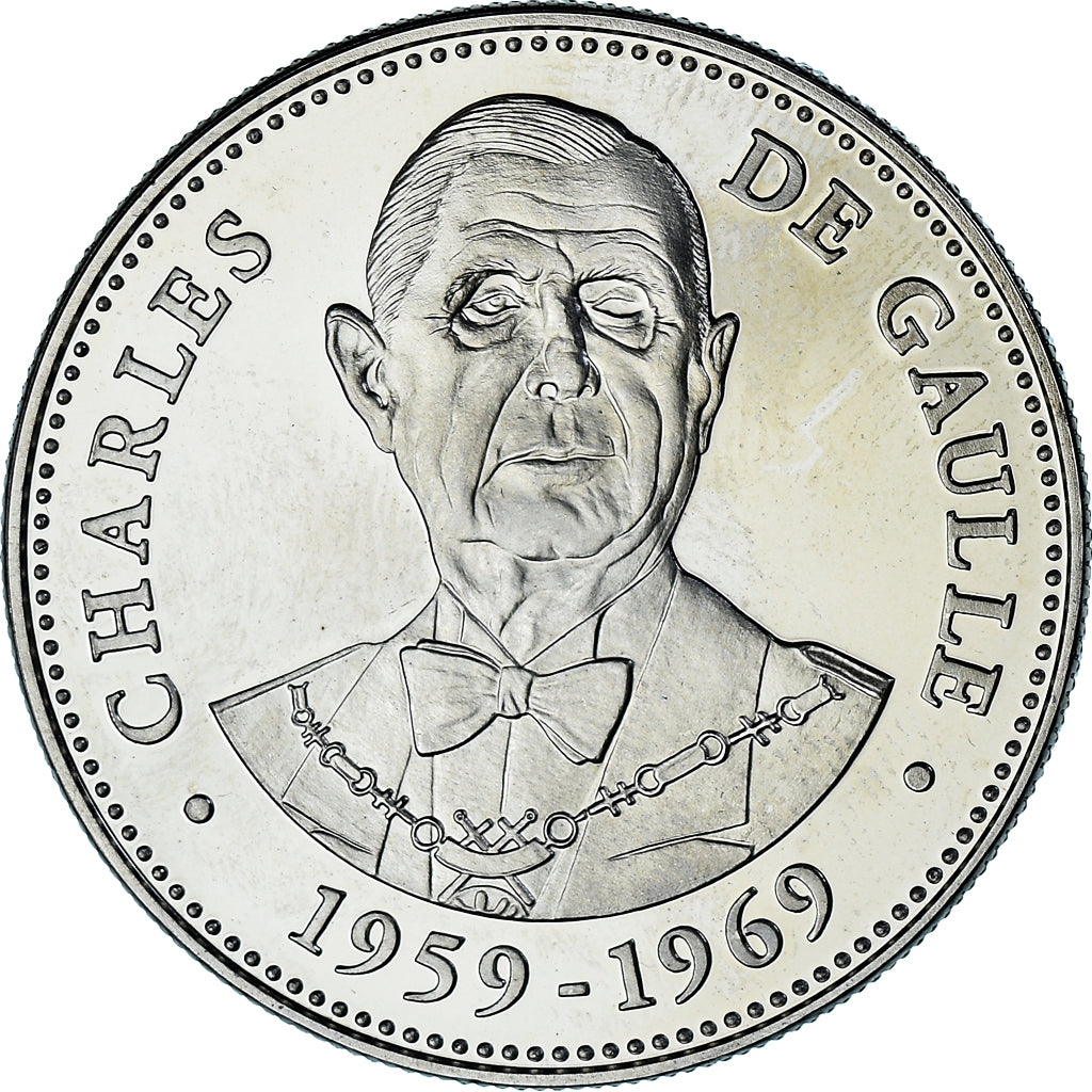 Francia, medalla, Charles De Gaulle, Président, Politics, FDC, Cobre - níquel