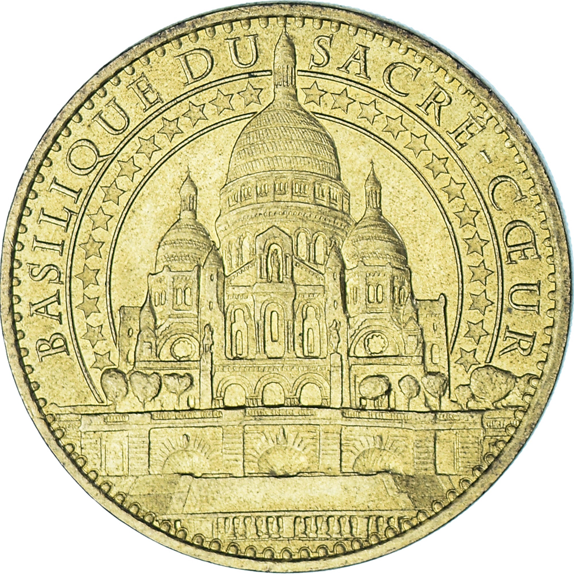 Frankrijk, Token, Toeristisch fiche, Paris - Sacré-Coeur de Montmartre n° 7