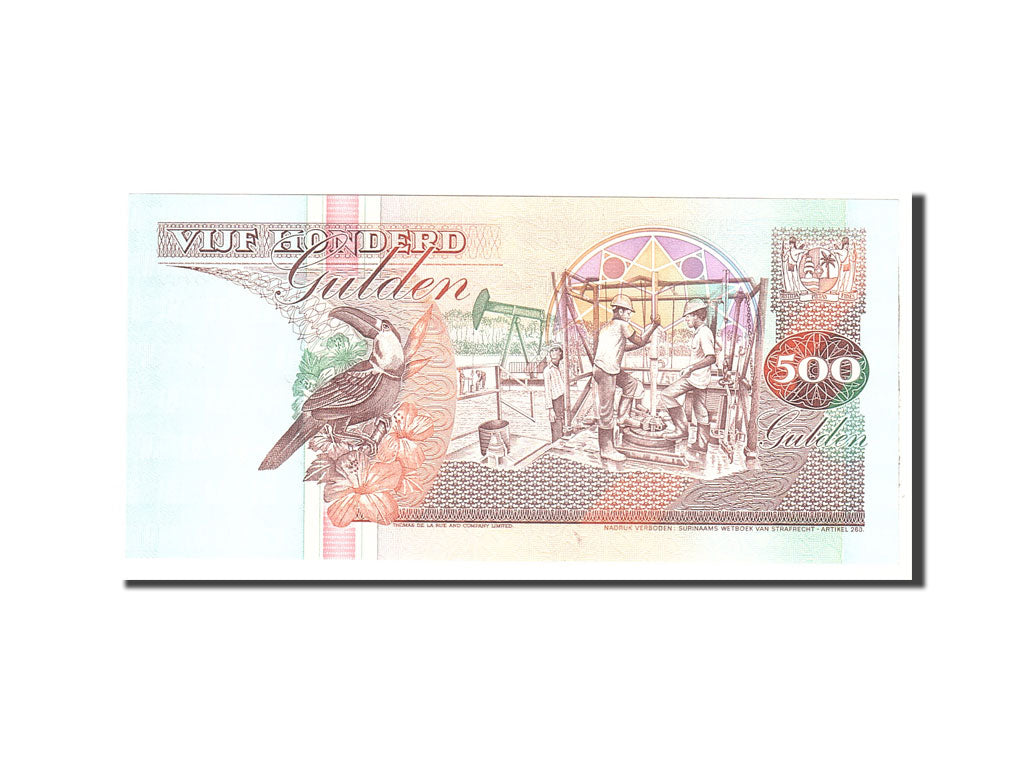 Suriname, 500 Gulden, 1991, KM:140, 1991-07-09, UNC(65-70)