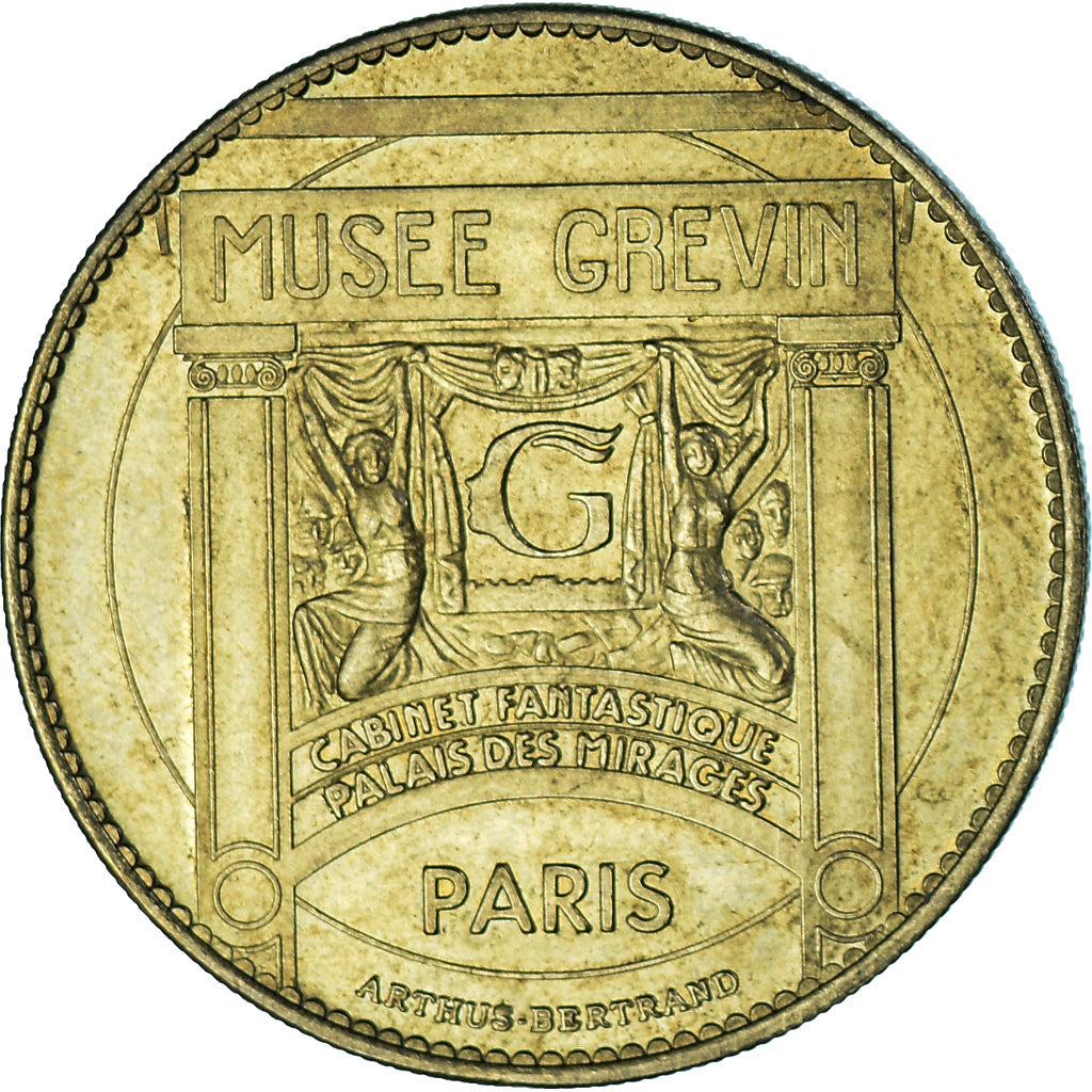 França, Token, Token Turístico, Johnny Hallyday, MS(63), Cuproníquel