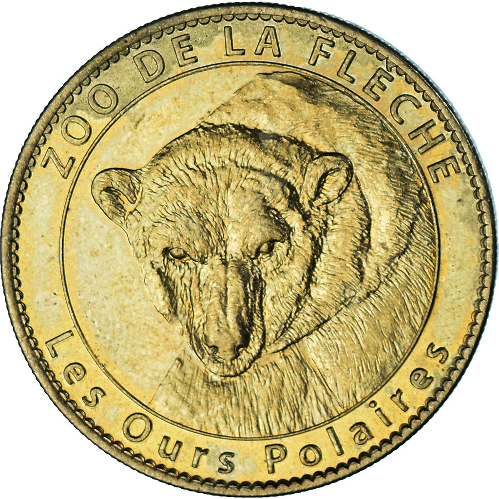 Francia, zeton, Tourist Token, Zoo de la Flèche, Arts & Culture, 2009, MBC+