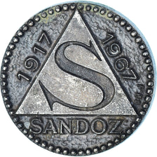France, Token, Jubilé des Laboratoires Sandoz, Pharmacie, 1967, EF(40-45)