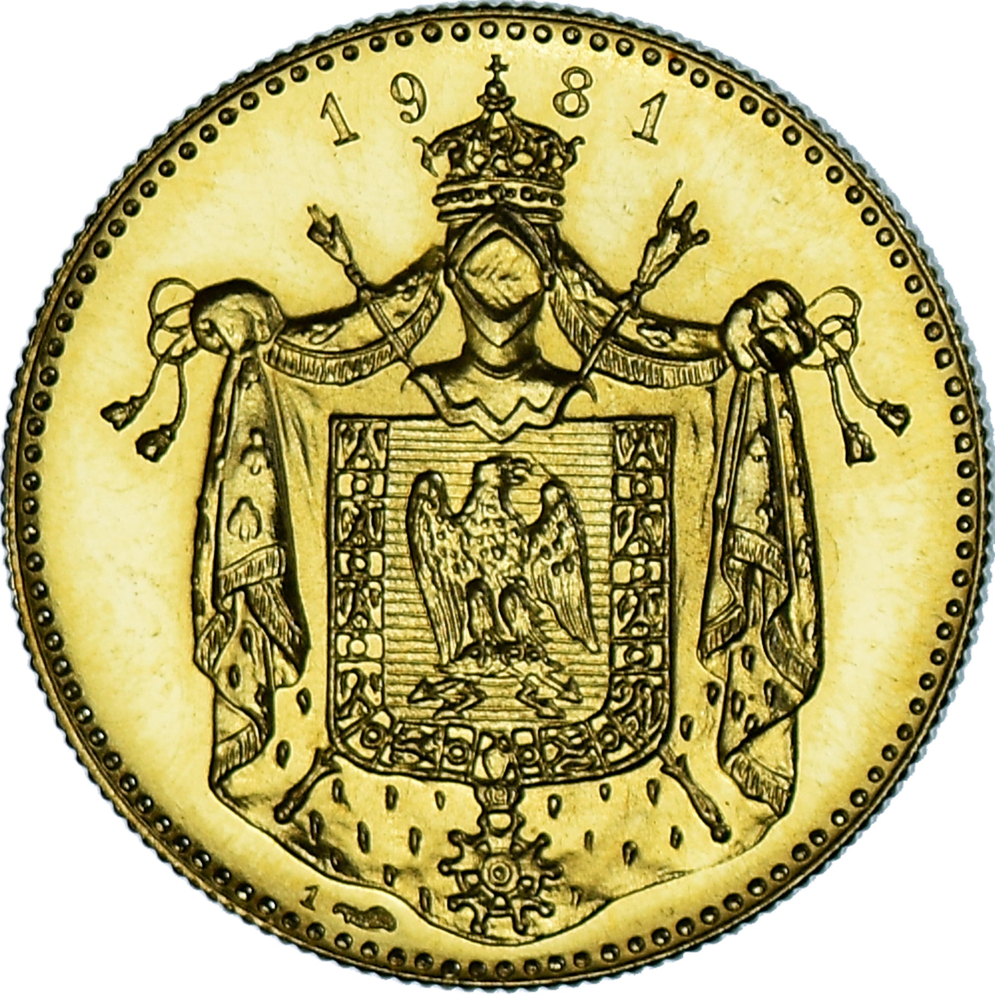 France, Medal, Napoléon Ier, Empereur, History, 1981, Proof, MS(64), Gold
