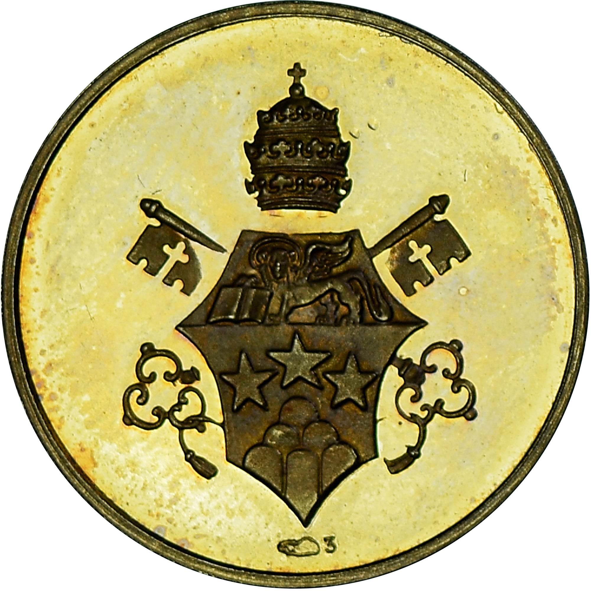 Vaticano, medalla, Jean Paul Ier, Religions & beliefs, SC+, Oro