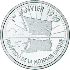 France, Europa, 10 Euro, 1999, Utrecht, ESSAI, MS(65-70), Silver