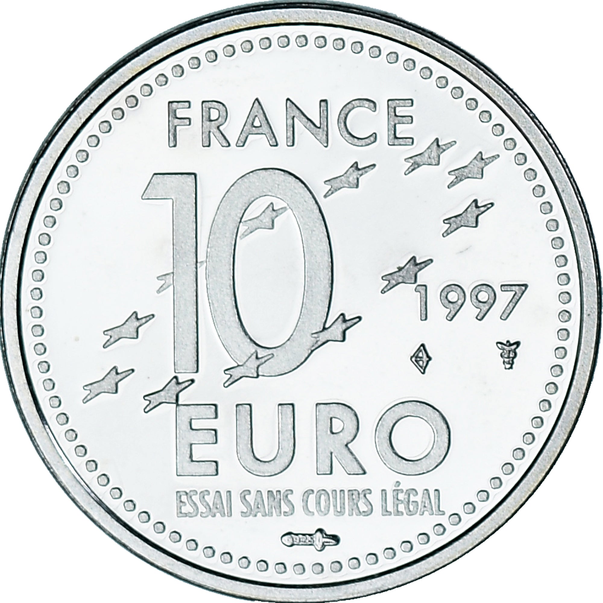 France, Medal, 1997, 10 Euro Essai, Europa, MS(65-70), Silver