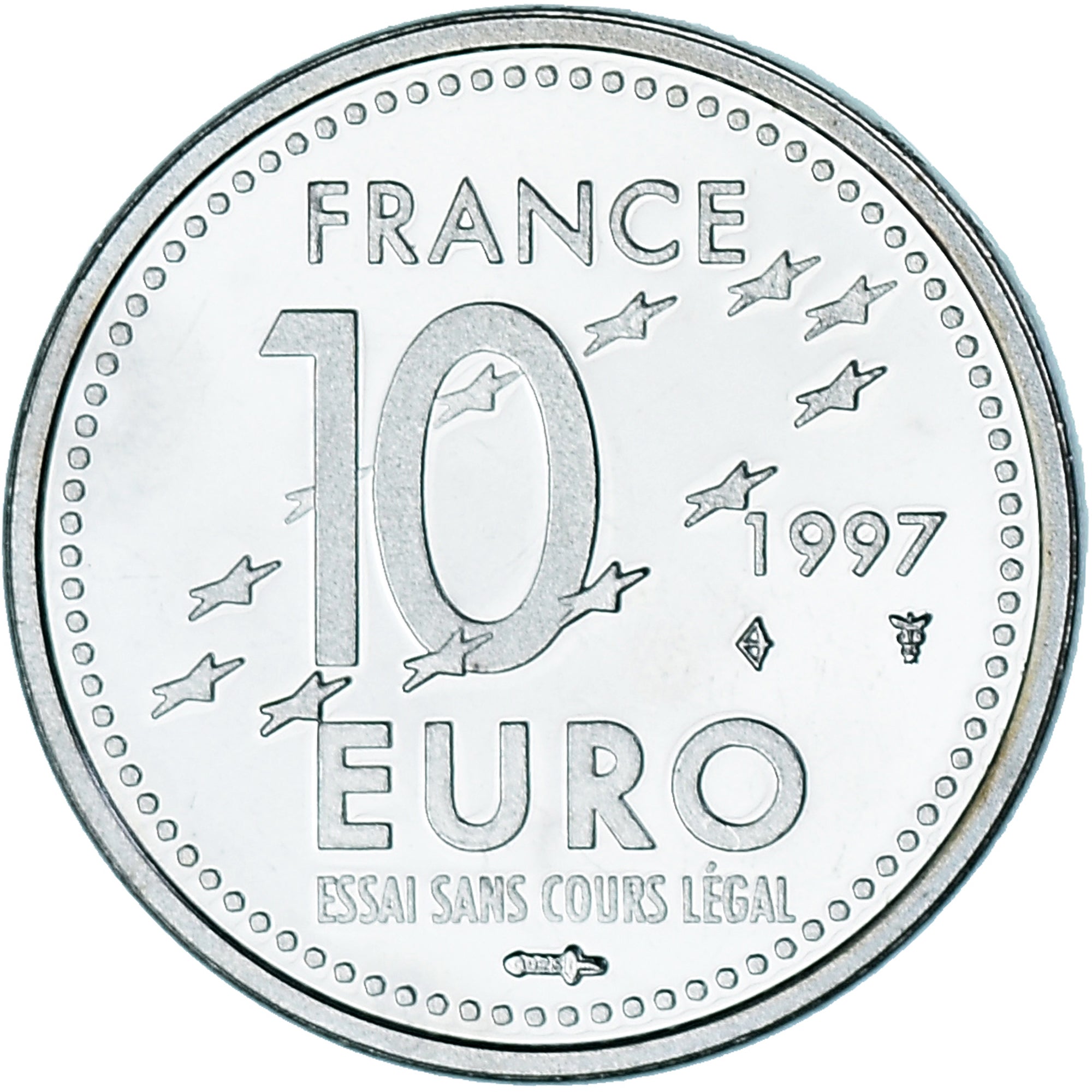 France, Medal, 1997, 10 Euro Essai, Europa, MS(65-70), Silver