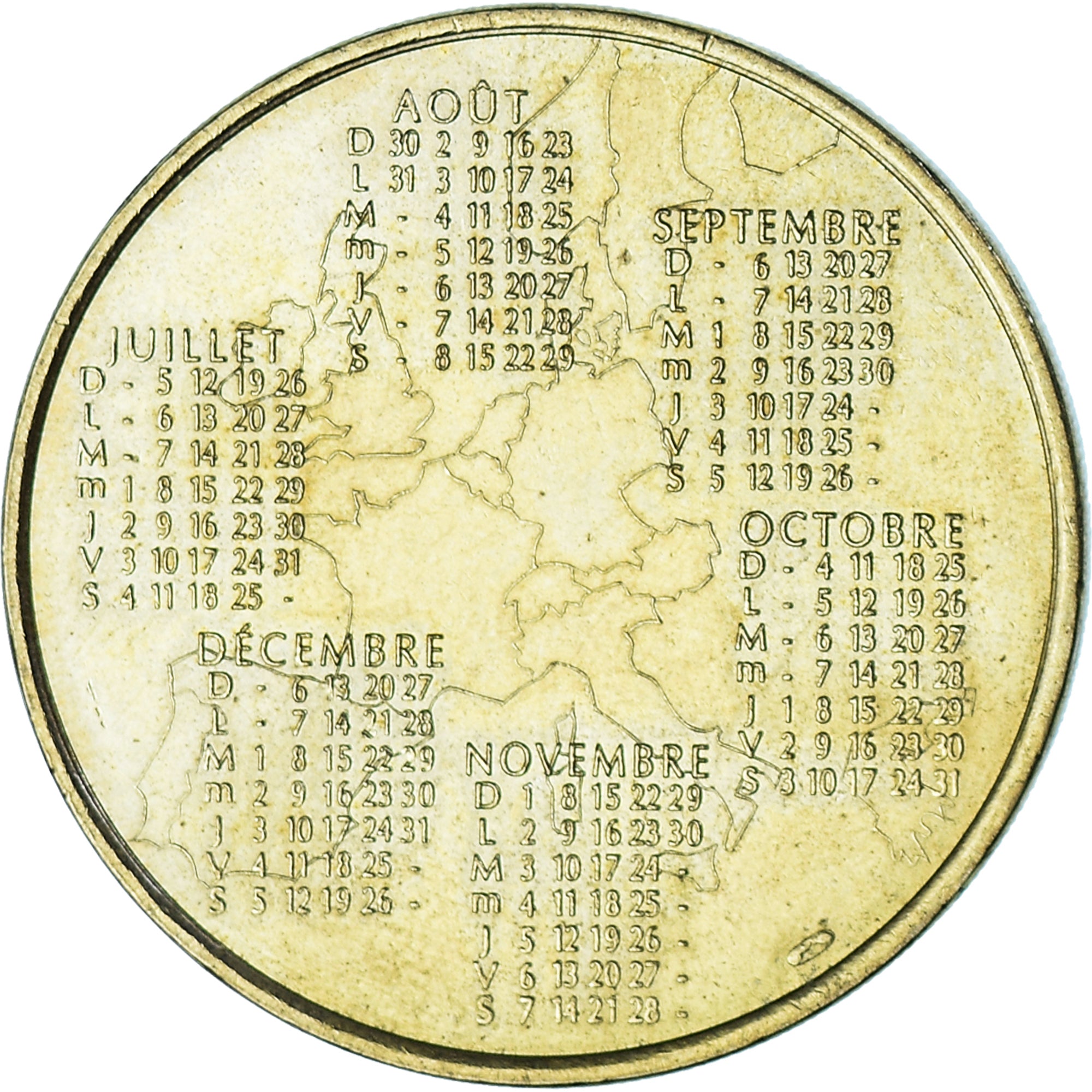 France, Token, 20e anniversaire de SEDAO, 1998, MDP, AU(55-58), Copper-nickel