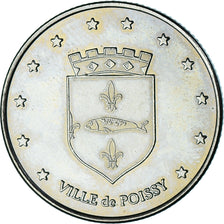 Francia, 2 Euro, Euro des villes, 1998, Poissy, SPL-, Rame-nichel