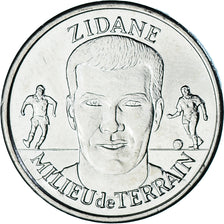 Frankreich, betaalpenning, Équipe de France de Football, Zidane, Milieu de