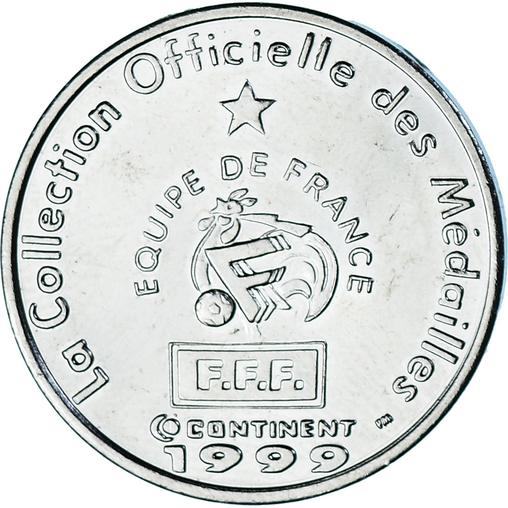 Francia, zeton, Football, Franck Leboeuf, Sport, 1999, MBC+, Níquel