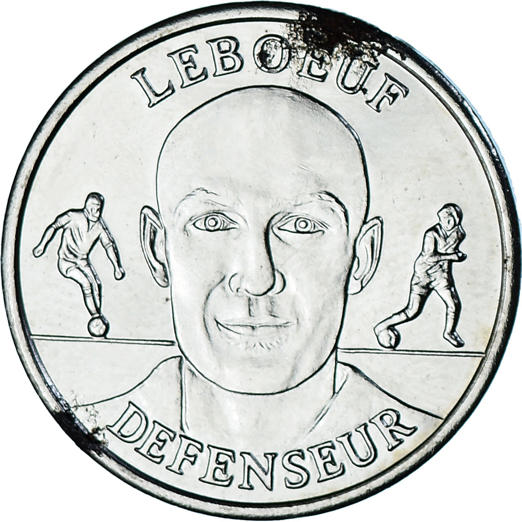 France, Token, Football, Franck Leboeuf, Sport, 1999, EF(40-45), Nickel