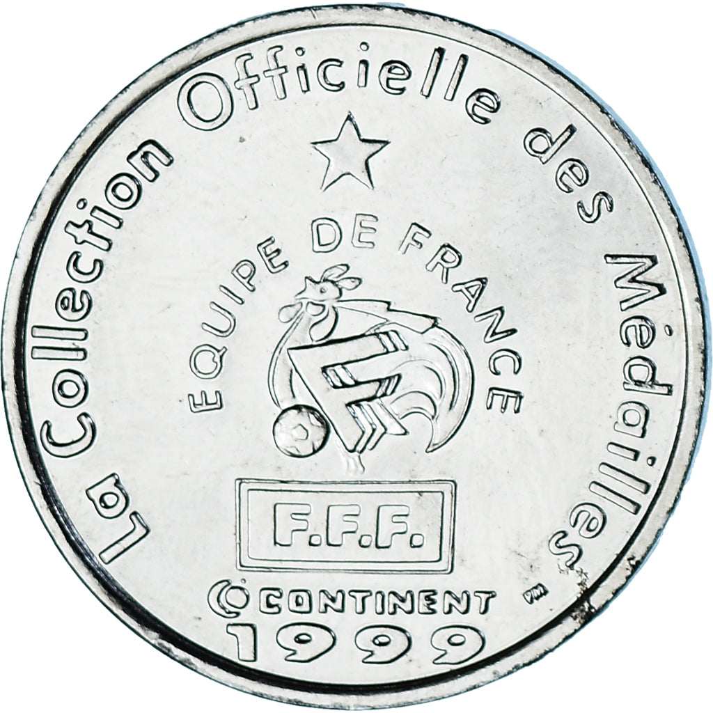 France, Token, Football, Franck Leboeuf, Sport, 1999, EF(40-45), Nickel