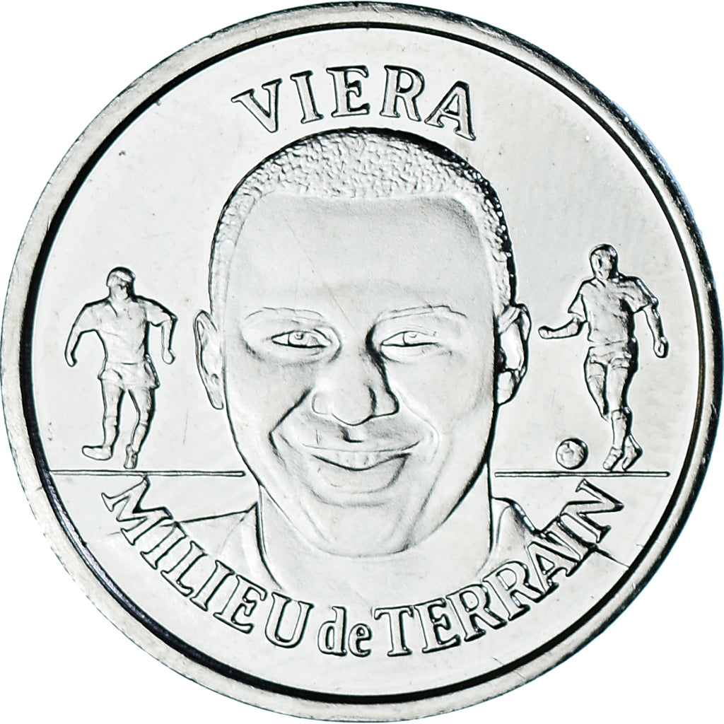 Francia, zeton, Football, Patrick Vieira, Sport, 1999, SC, Níquel
