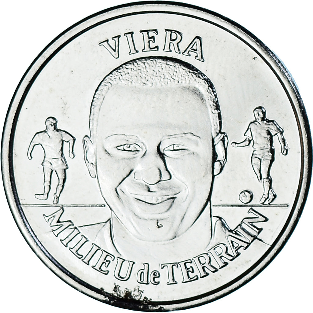 Francia, zeton, Football, Patrick Vieira, Sport, 1999, MBC+, Níquel