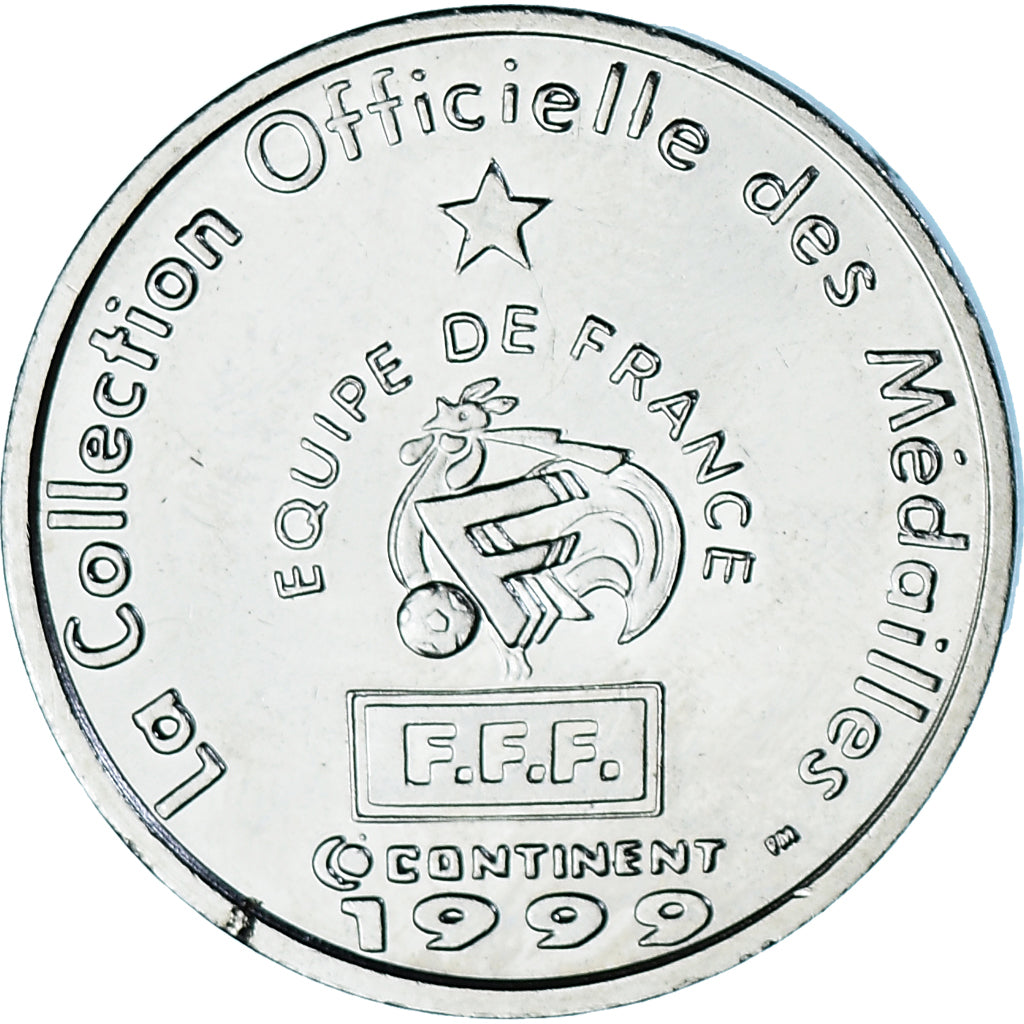 Francia, zeton, Football, Patrick Vieira, Sport, 1999, MBC+, Níquel