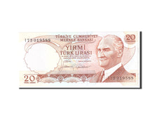 Banknote, Turkey, 20 Lira, 1974, Undated, KM:187b, UNC(65-70)