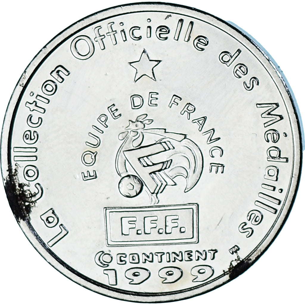 Frankreich, betaalpenning, Football, Patrick Vieira, Sport, 1999, SS, Nickel