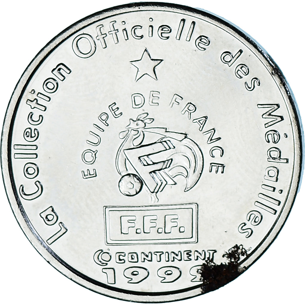 Francia, zeton, Football, Thierry Henry, Attaquant, Sport, 1999, MBC, Níquel