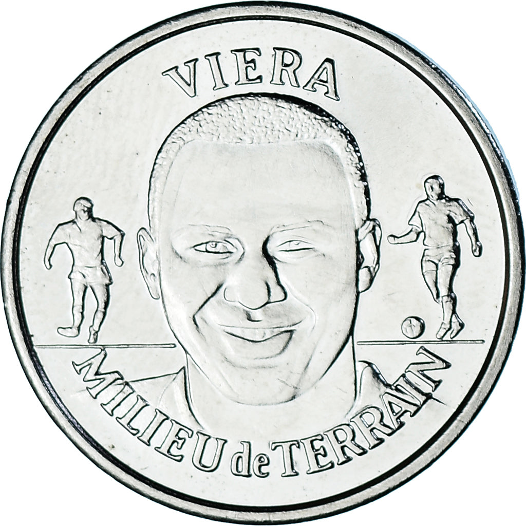 France, Token, Football, Patrick Vieira, Sport, 1999, AU(55-58), Nickel
