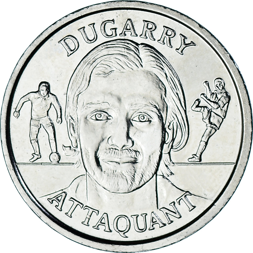 France, Jeton, Football, Christophe Dugarry, Sport, 1999, SUP, Nickel