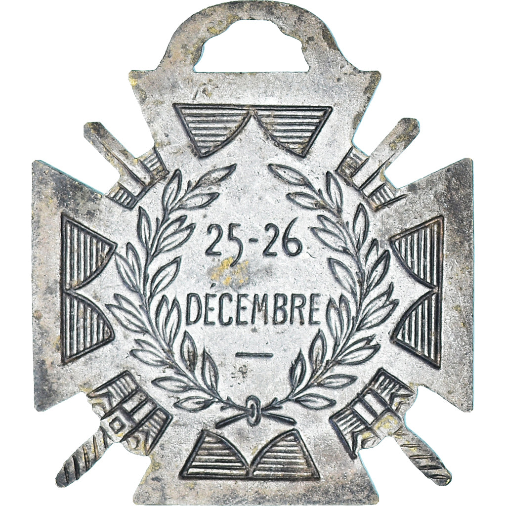 Francja, Journée du poilu, WAR, medal, 1915, Bardzo dobra jakość, Brąz