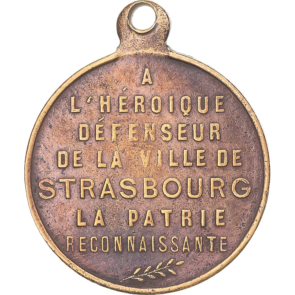 France, Medal, Général Urich, WAR, EF(40-45), Brass, Collignon:60