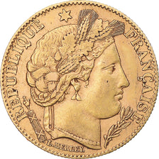 Coin, France, Cérès, 10 Francs, 1899, Paris, EF(40-45), Gold, KM:830