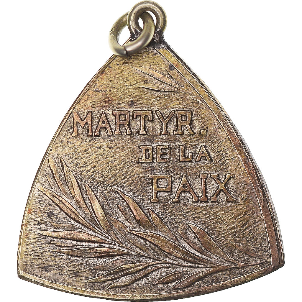 Francia, medaglia, Jean Jaurès, Martyr de la Paix, 1914, BB+, Rame