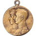 België, Medaille, Albert et Elisabeth, 1914, L'Hommeau, ZF, Koper