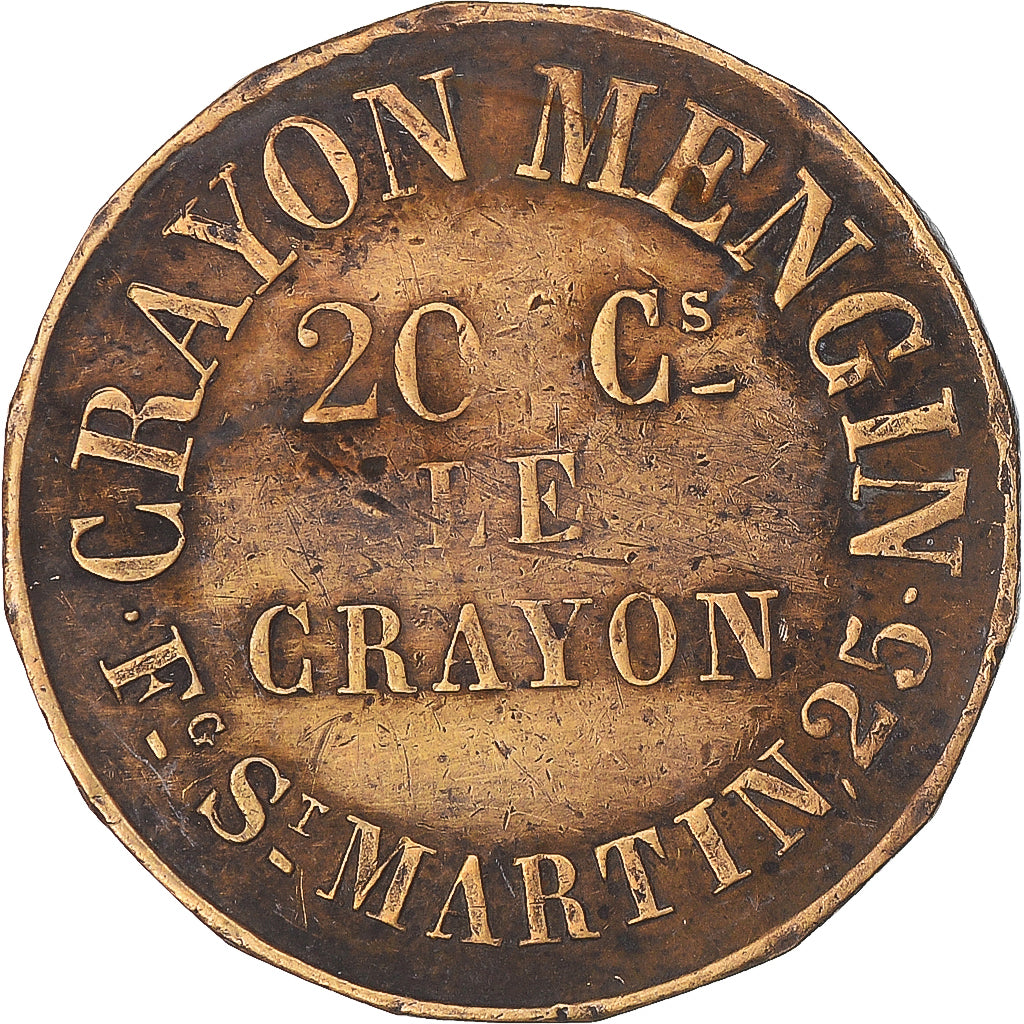 Frankrijk, Token, Trades, Crayons Mengin, ZF+, Tin