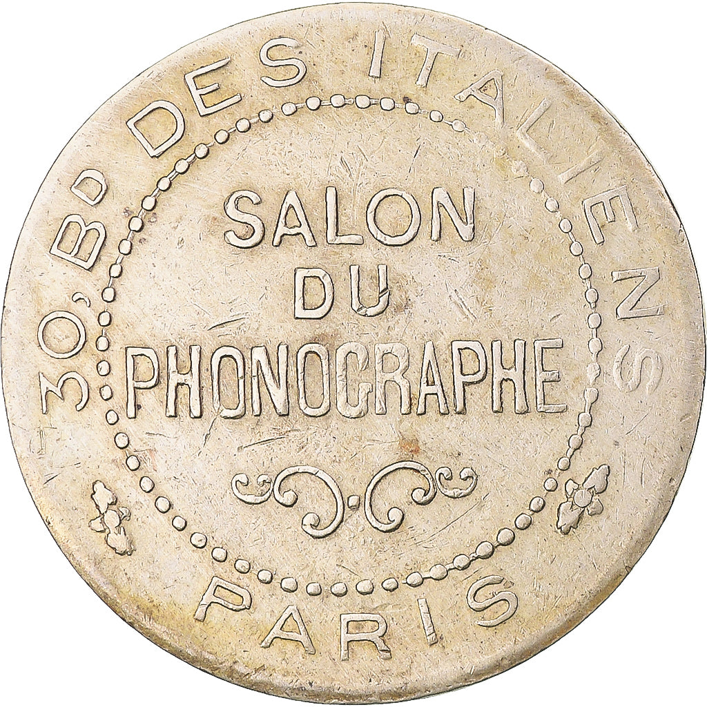 France, Token, Salon du Phonographe, Disques Pathé, Paris, Arts & Culture