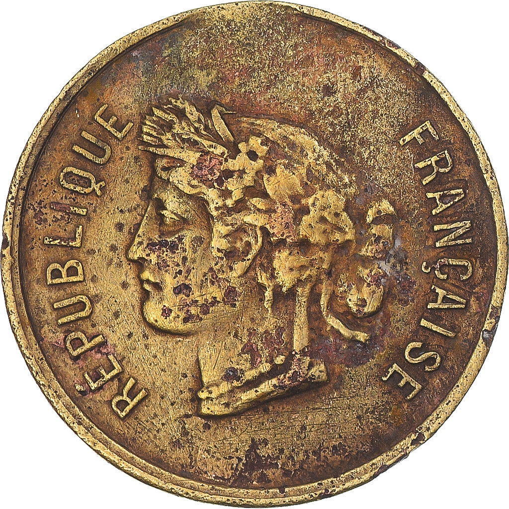 Frankrijk, Medaille, Concours Régional à Auxerre, Musique, 1882, FR+, Tin