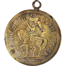 France, Medal, Jeanne d'Arc, History, EF(40-45), Brass